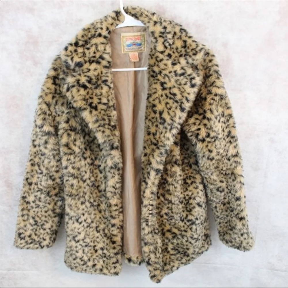 Vintage Fur Cheetah Coat
